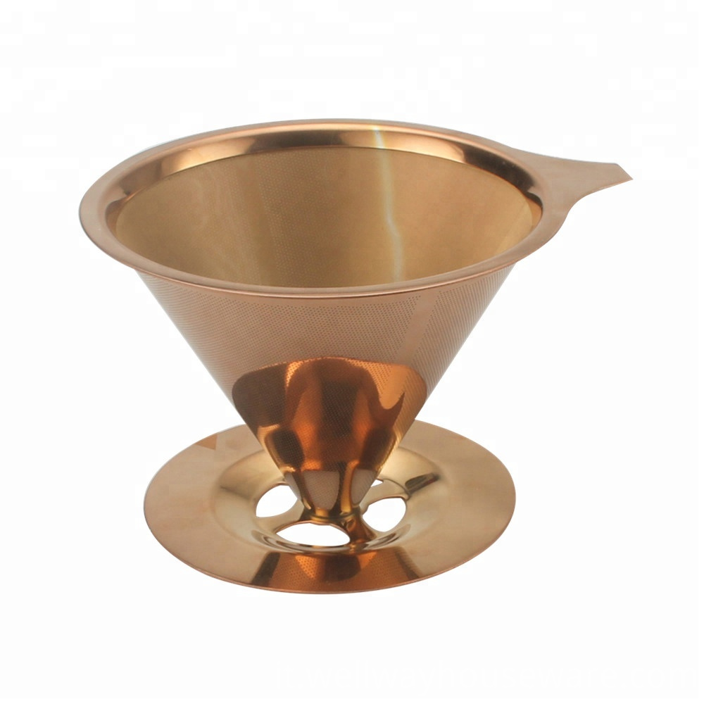 Dripper per caffè in rame Copper Coffee Dripper